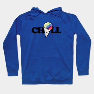 Chill retro rainbow snowcone Hoodie